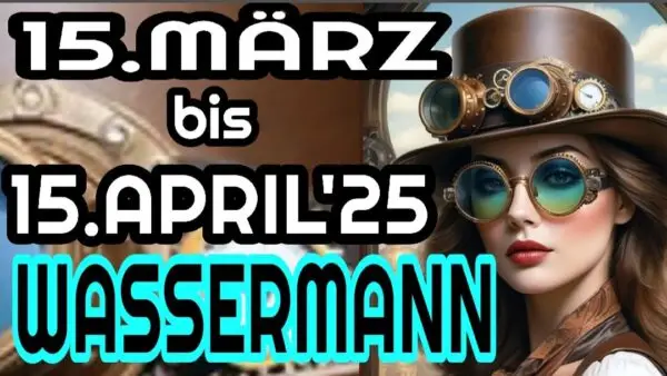 Wassermann 15.03 bis 15.04 2025