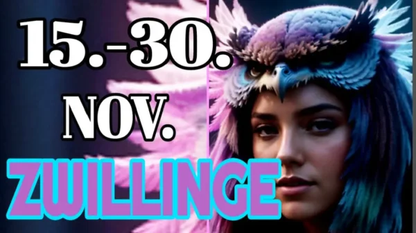Zwillinge 15.-30.November '24